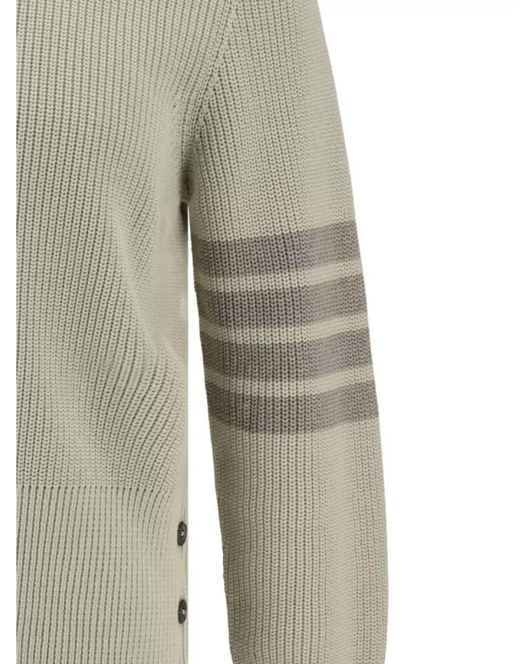 Thom Browne Gray Cotton Sweatshirt for men