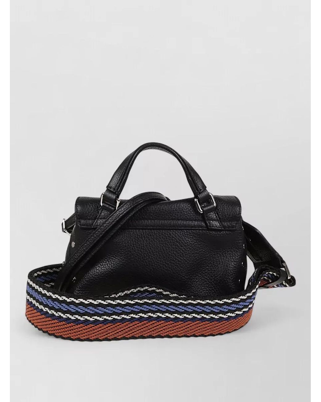 Zanellato Black Calf Leather Shoulder Bag