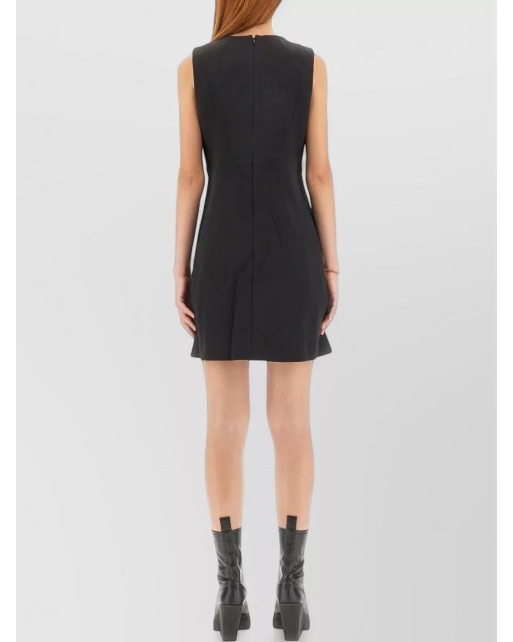 Michael Kors Black Slim-Fit Mini Dress