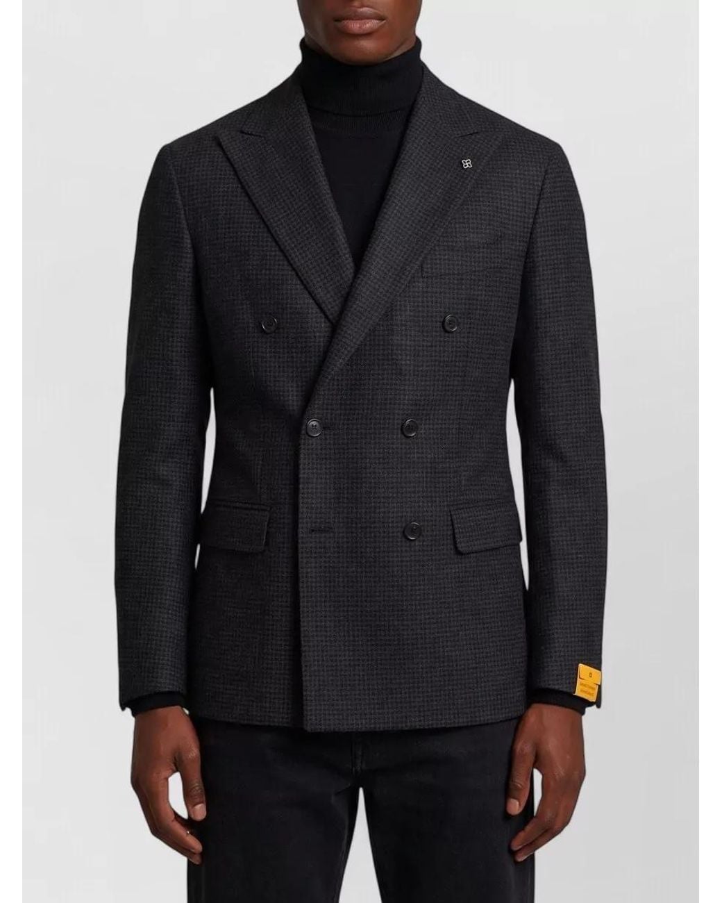Tagliatore Black New York Single-Breasted Blazer for men