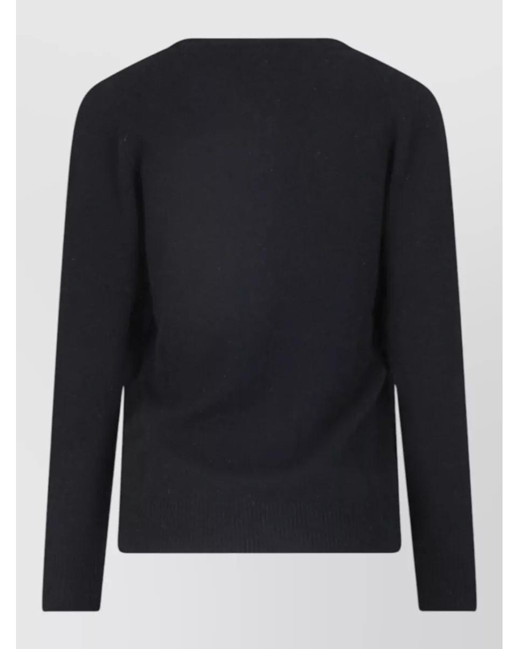 Aspesi Blue Cashmere Crewneck Sweatshirt