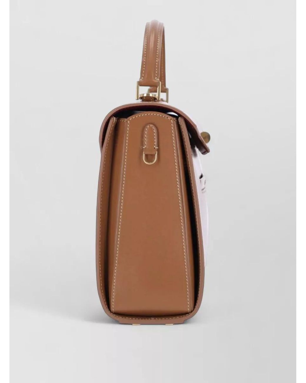 Anya Hindmarch Brown Chubby Leather Shoulder Bag