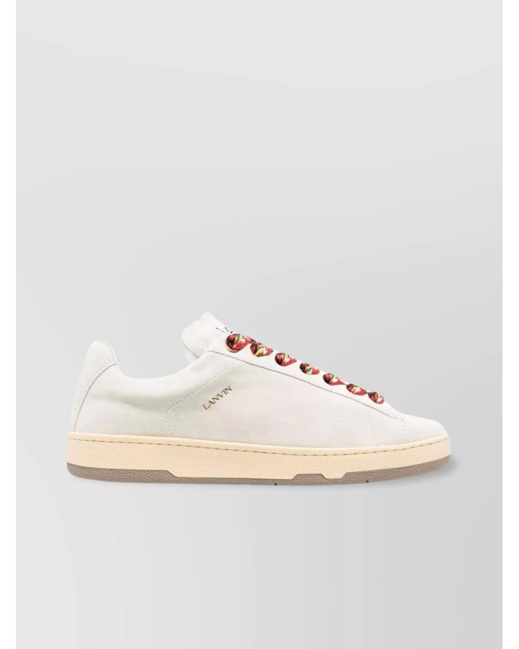 Lanvin Natural Leather Low-Top Sneakers for men