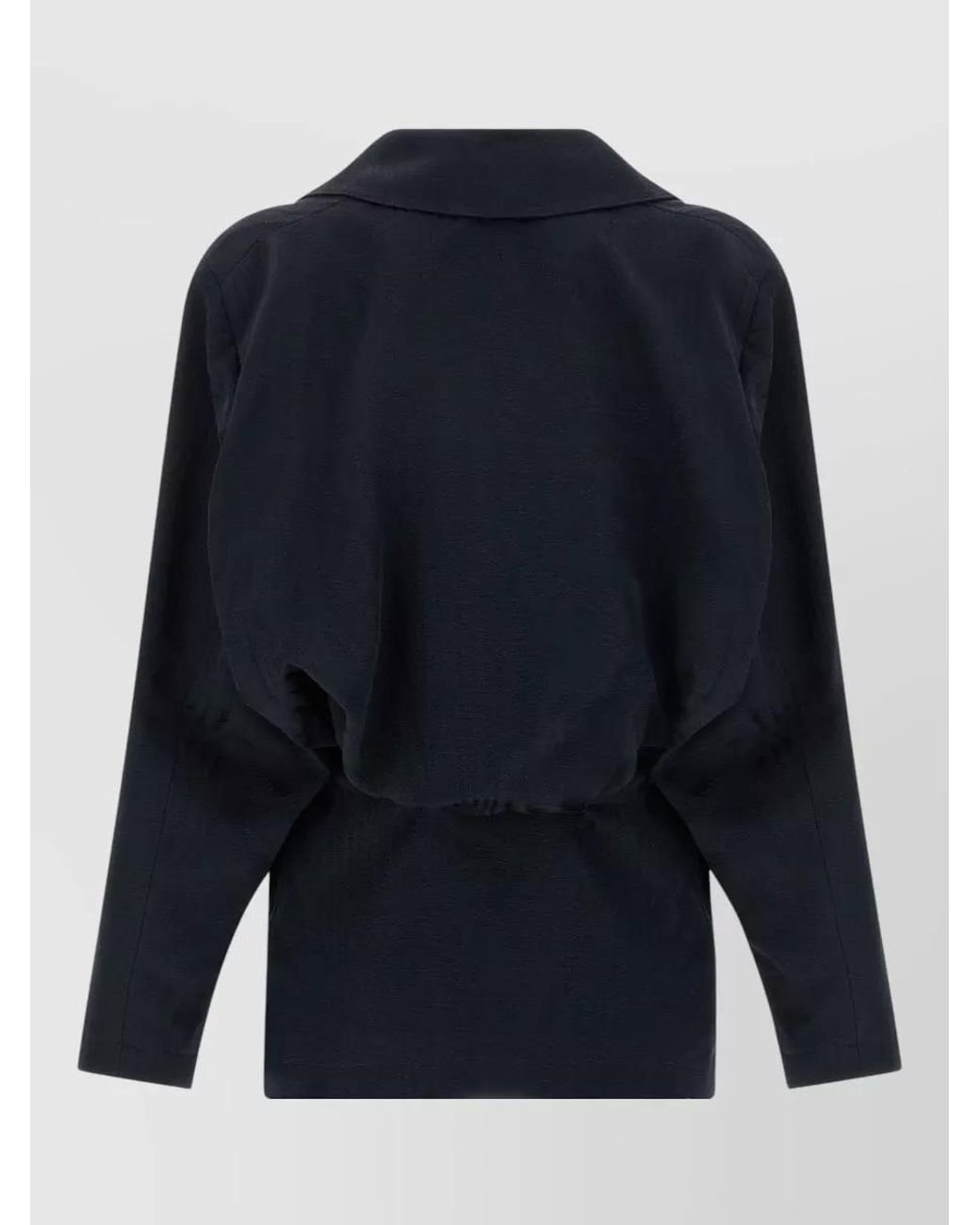 Blazé Milano Blue Ribbed Double-Breasted Blazer