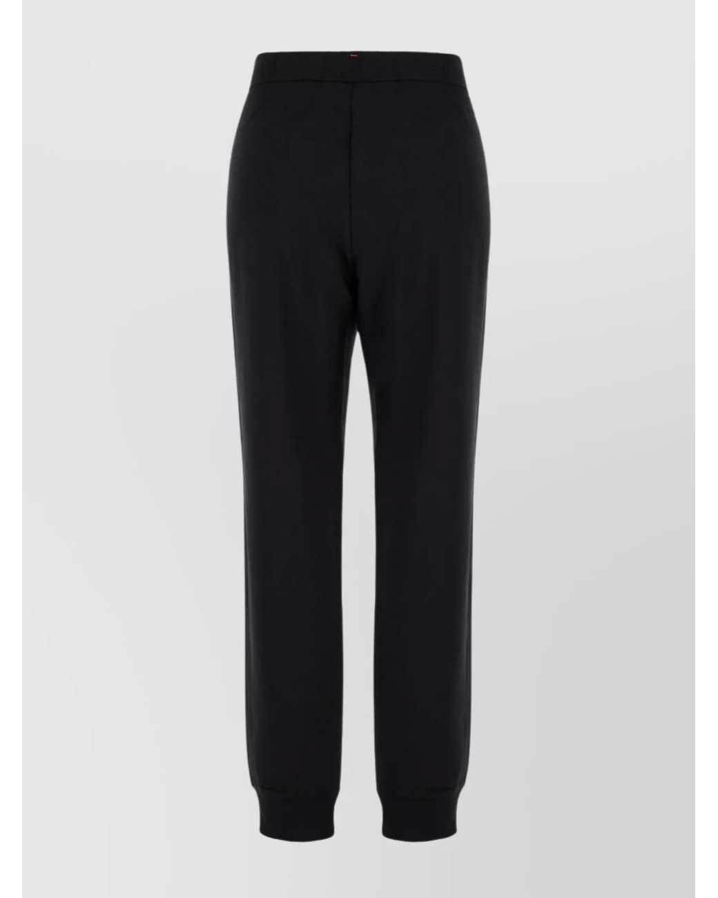 Moncler Black Cotton Track Pants
