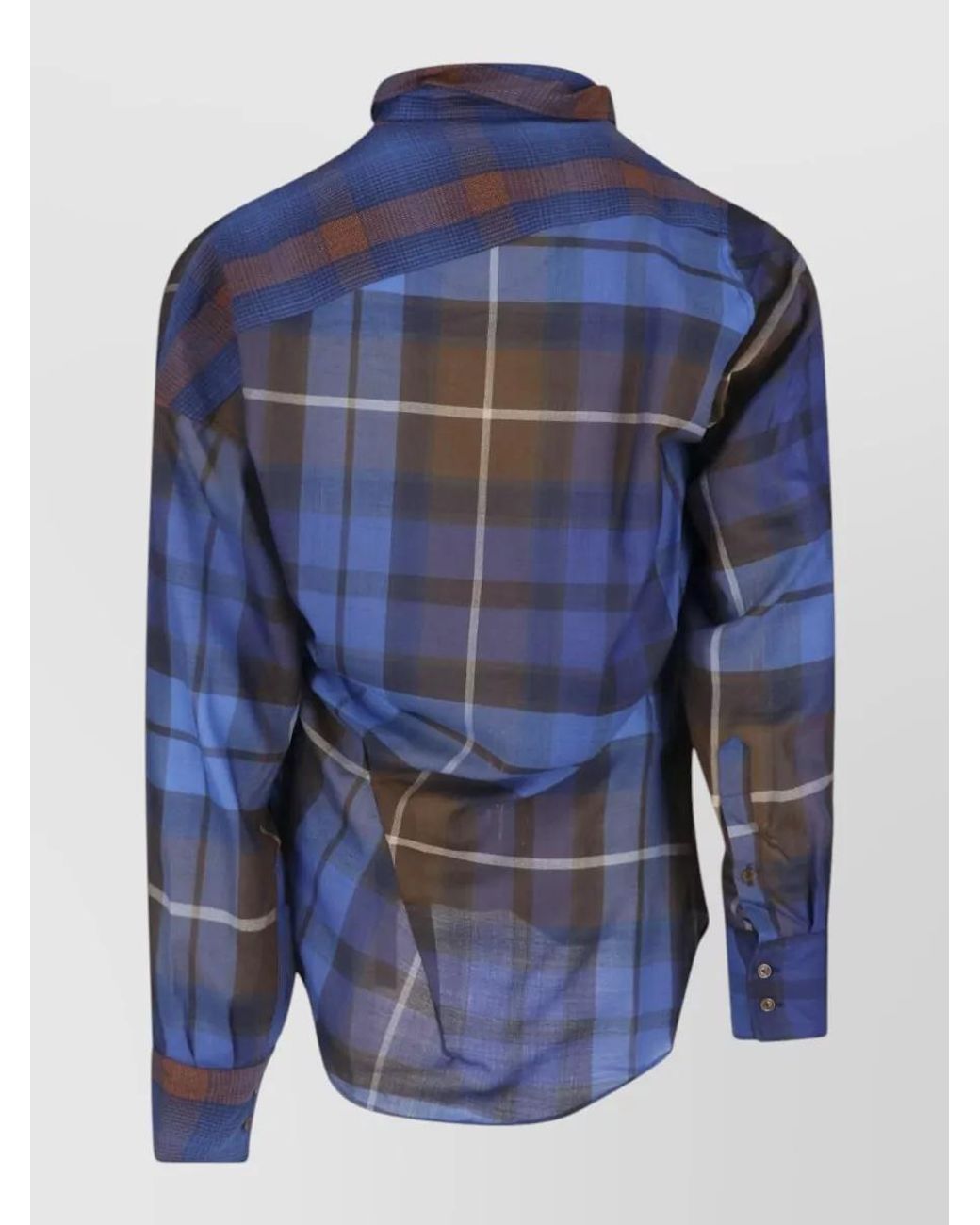 Vivienne Westwood Blue Wool Shirt for men