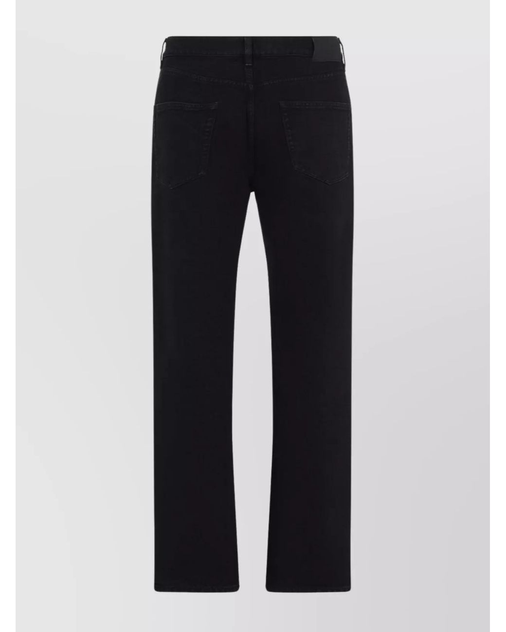 Saint Laurent Blue Denim Mid-Rise Straight-Leg Jeans for men
