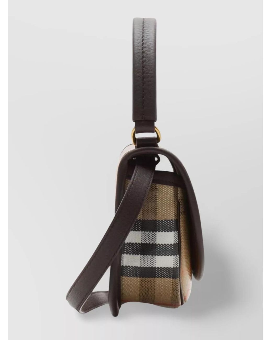 Burberry Multicolor Highlands Mini Canvas Shoulder Bag