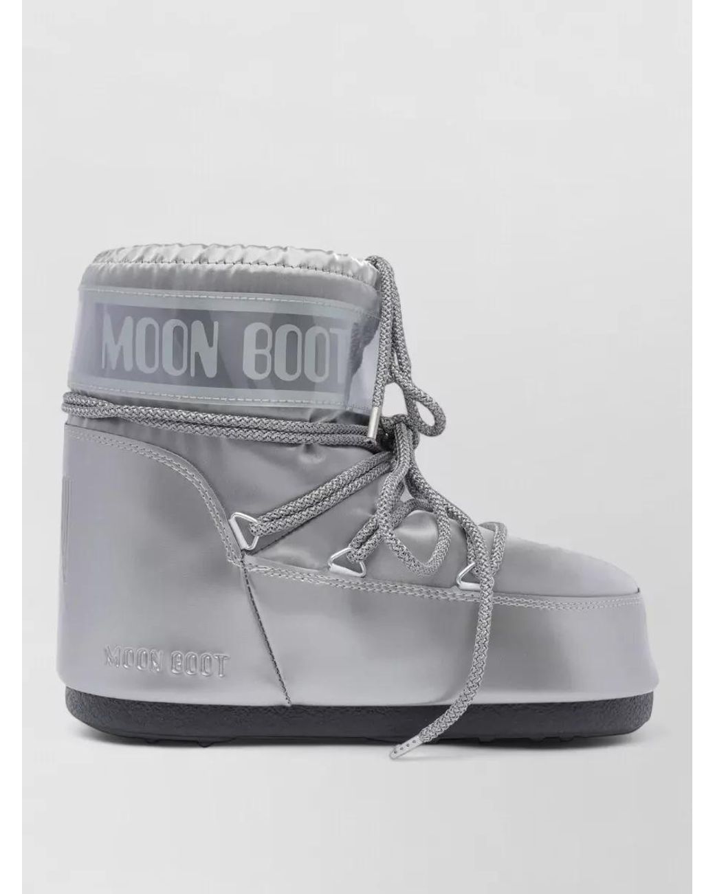 Moon Boot Gray Icon Low Glance Ankle Boots