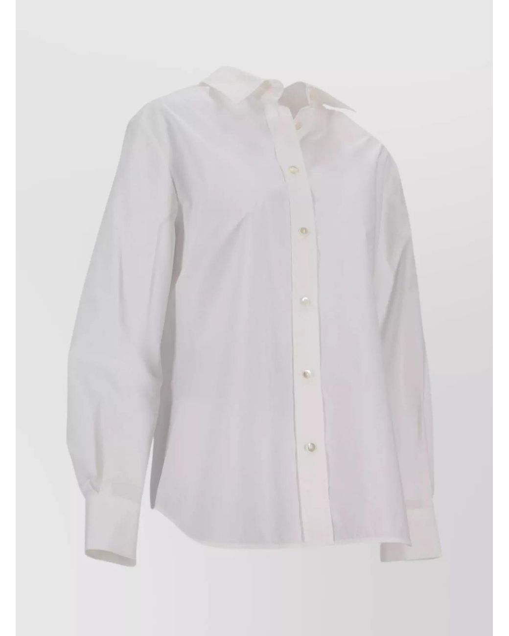 P.A.R.O.S.H. White Cotton Shirt