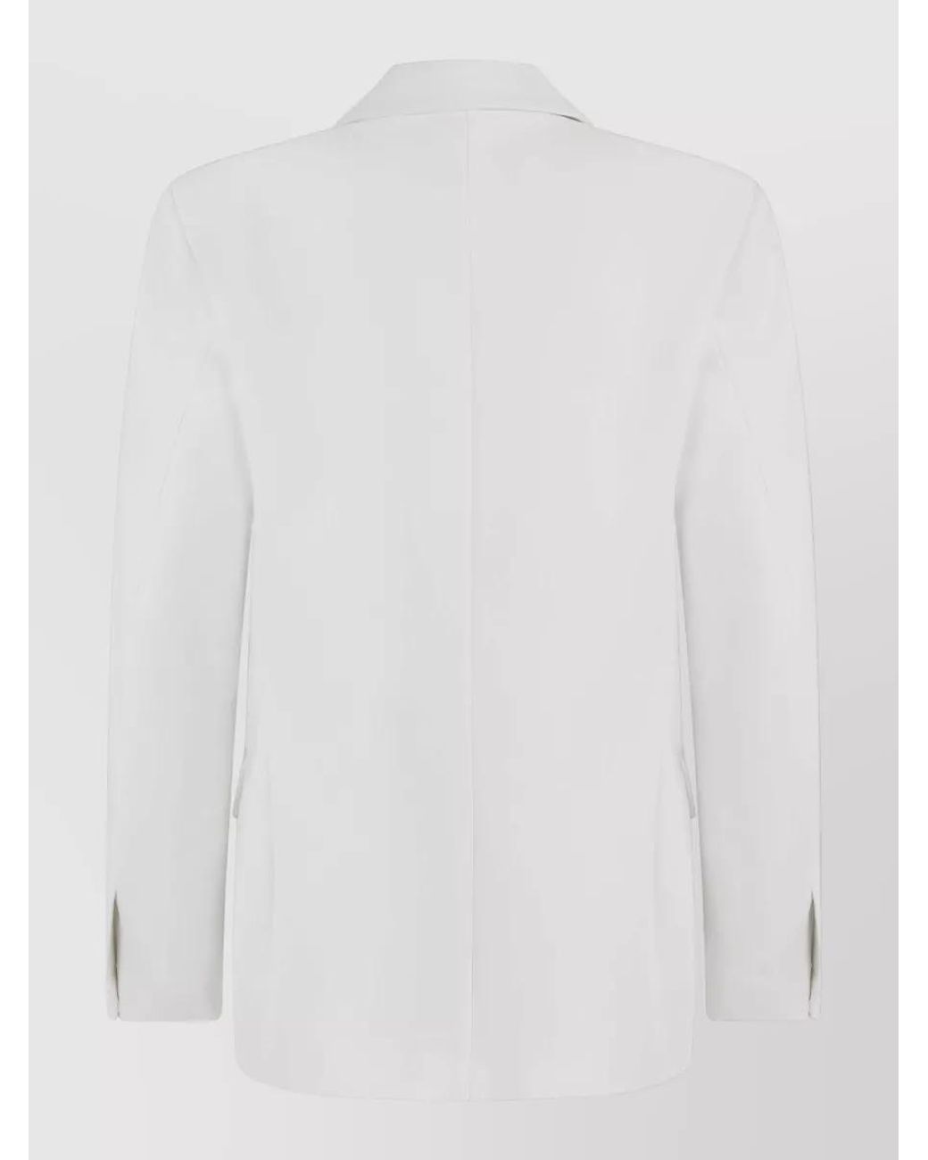Coperni White Tailored Double Breasted Blazer Structured Cut