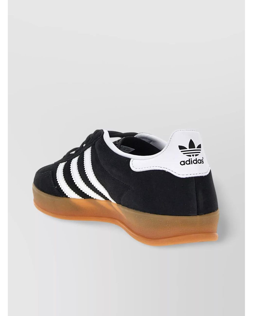 Adidas Originals Black Leather Low-Top Sneakers
