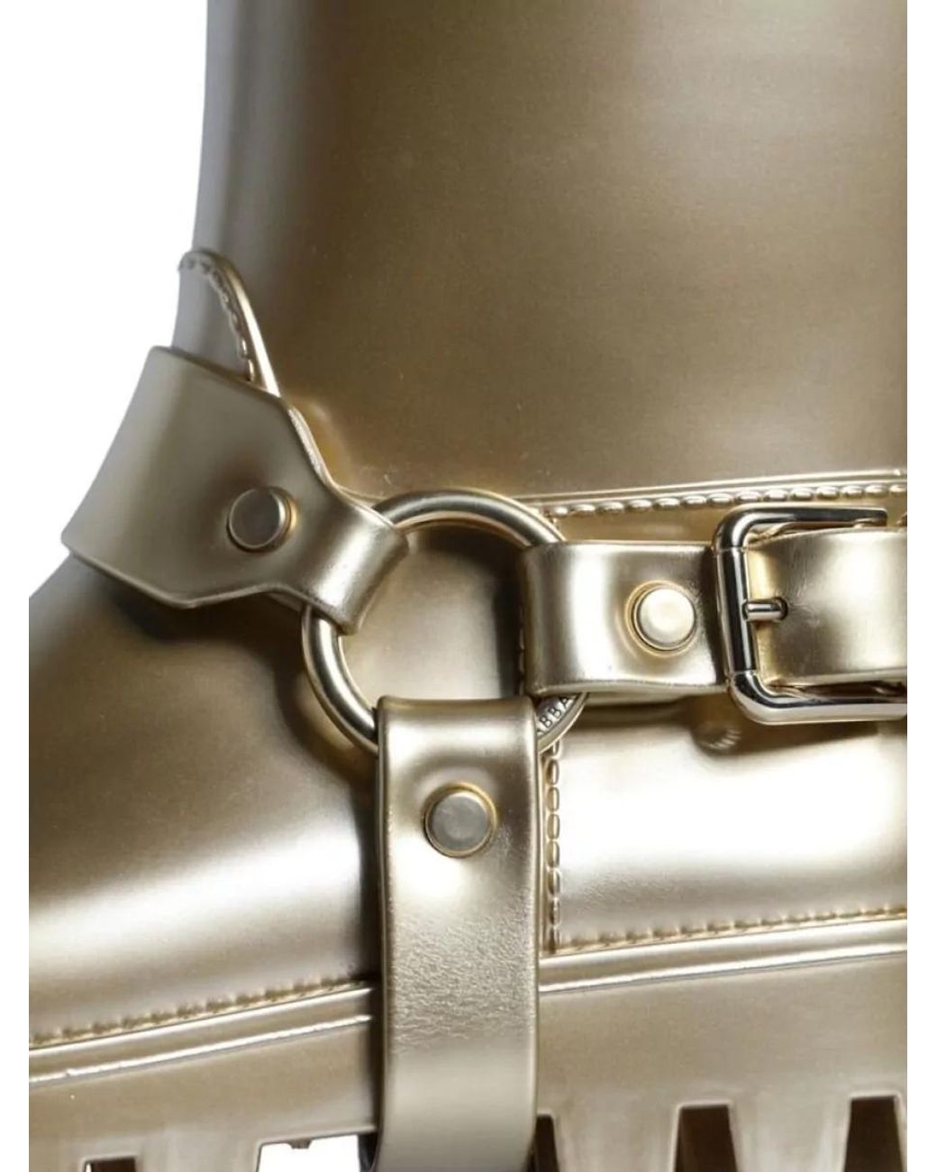 Dolce & Gabbana Metallic Rain Boots
