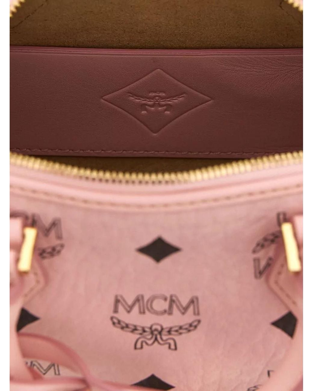 MCM Pink Ella Mini Shoulder Bag