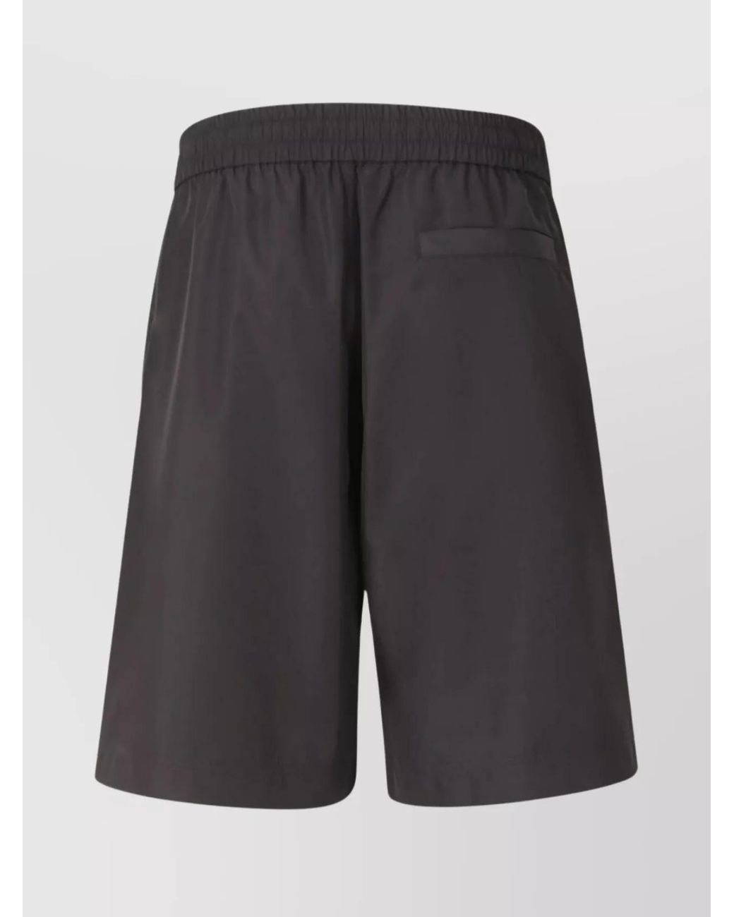 Givenchy Gray Logo-Embroidered Swim Shorts for men