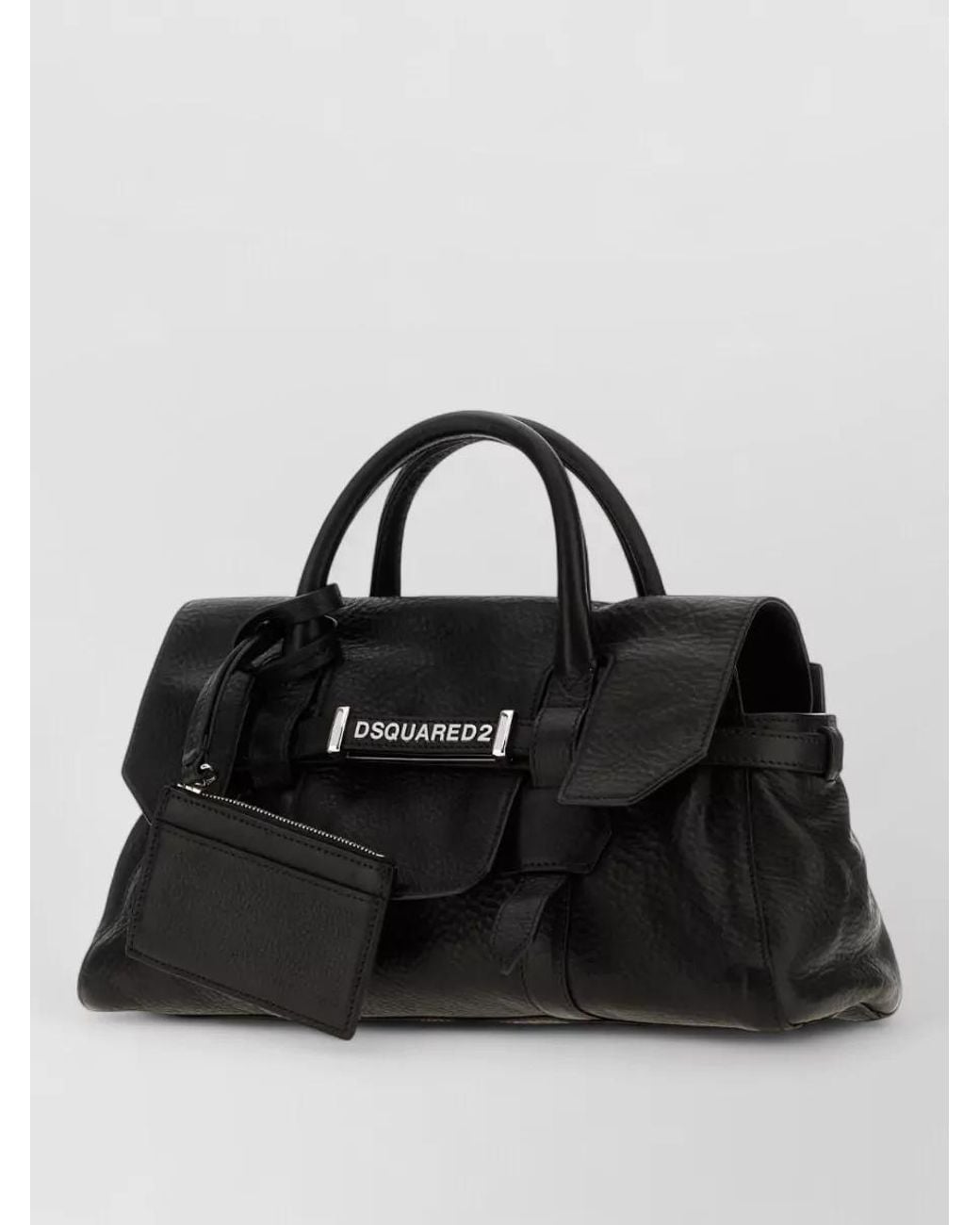 DSquared² Black Cool Girl Leather Tote Bag