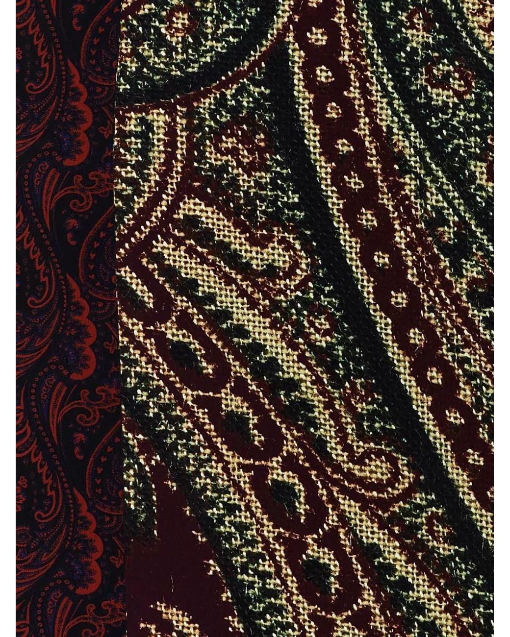 Dries Van Noten Blue Flora Printed Scarf for men