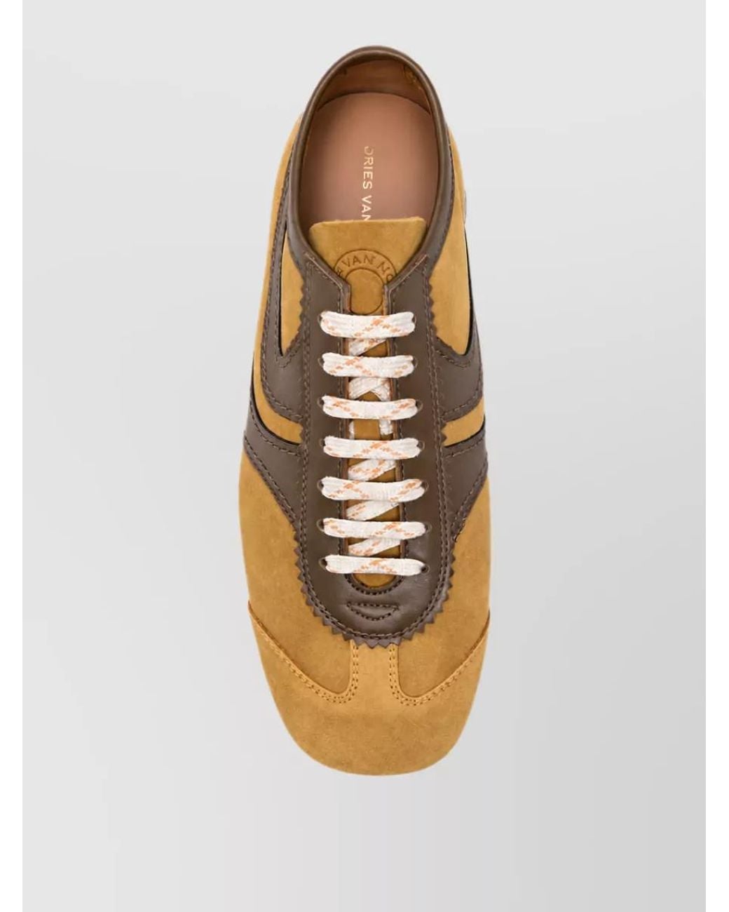 Dries Van Noten Natural Leather Derby Shoes for men