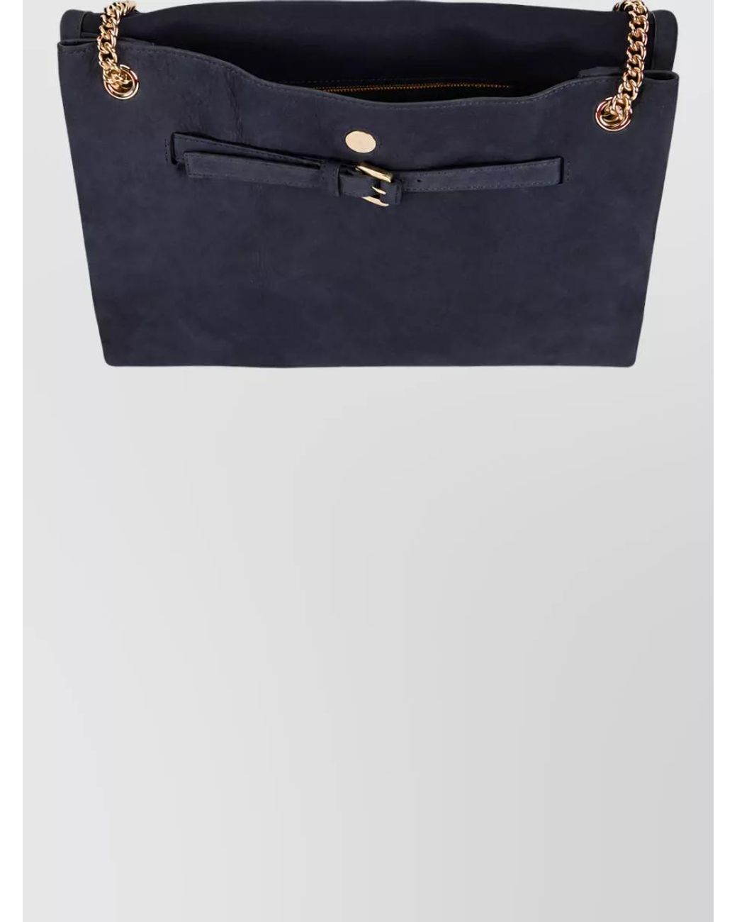 Orciani Blue Leather Shoulder Bag