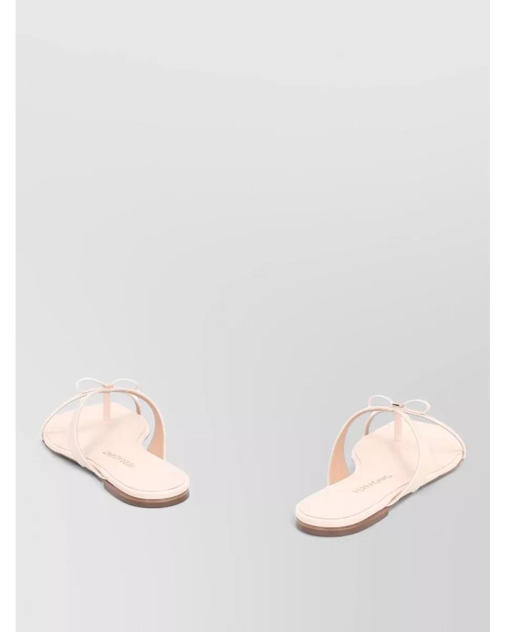 Ferragamo Natural Leather Flip-Flops