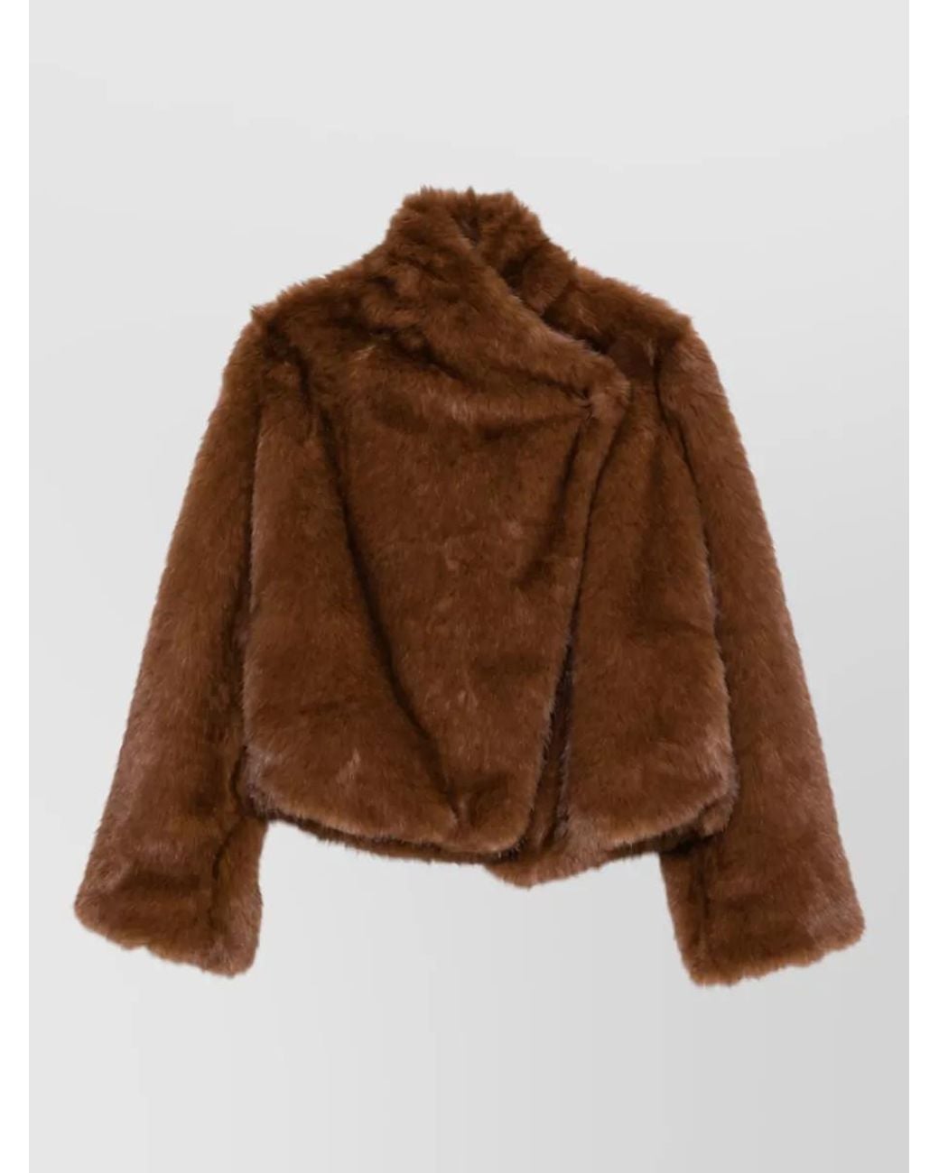 BB COUTURE Brown Faux Fur Jacket
