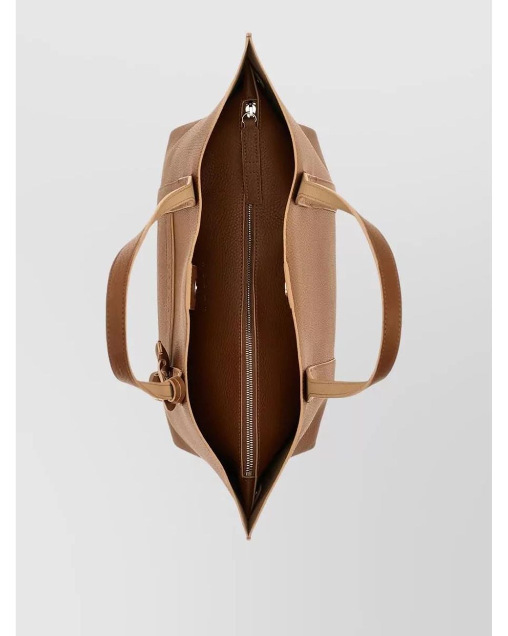Hogan Brown Calf Leather Shoulder Bag