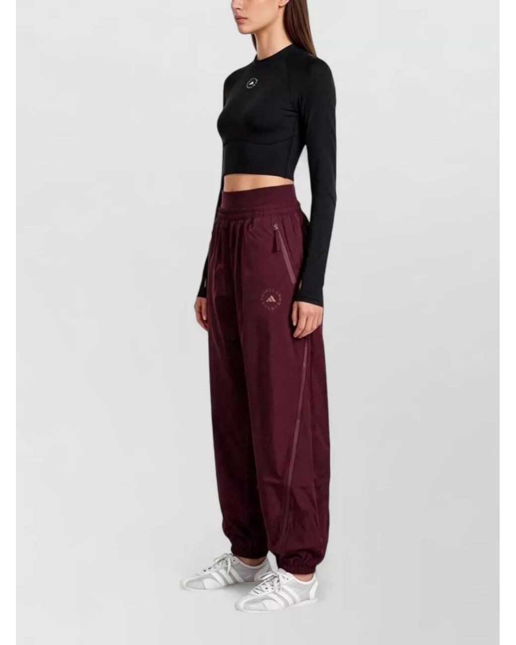 Adidas By Stella McCartney Purple Straight-Leg Trousers