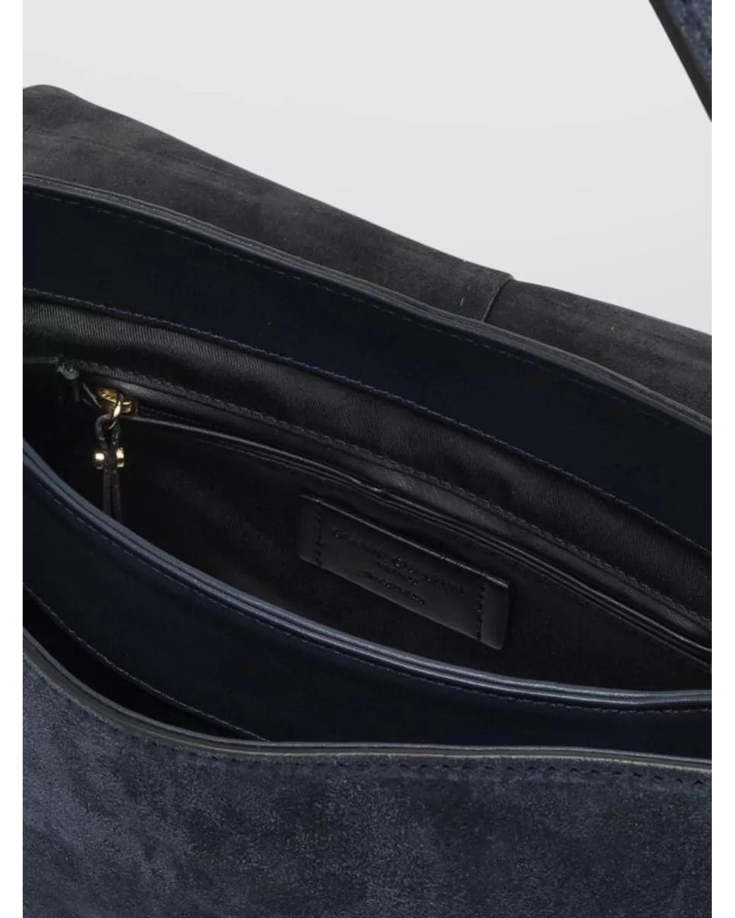Gianni Chiarini Blue Leather Clutch Bag