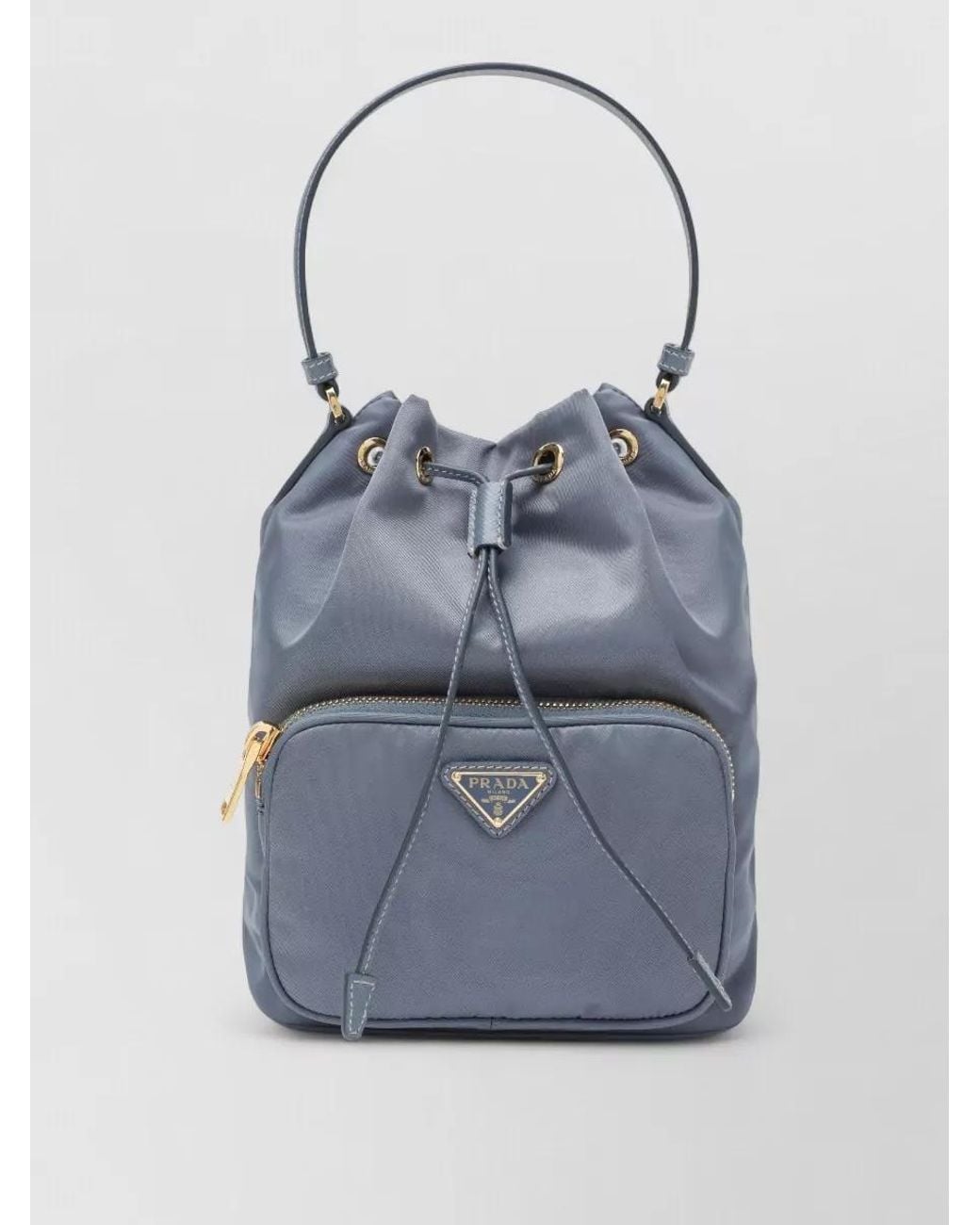 Prada Blue Bucket Bucket Bag