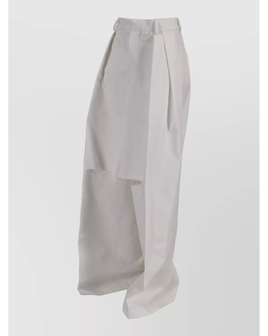 Niccolò Pasqualetti White Cotton Wide-Leg Trousers
