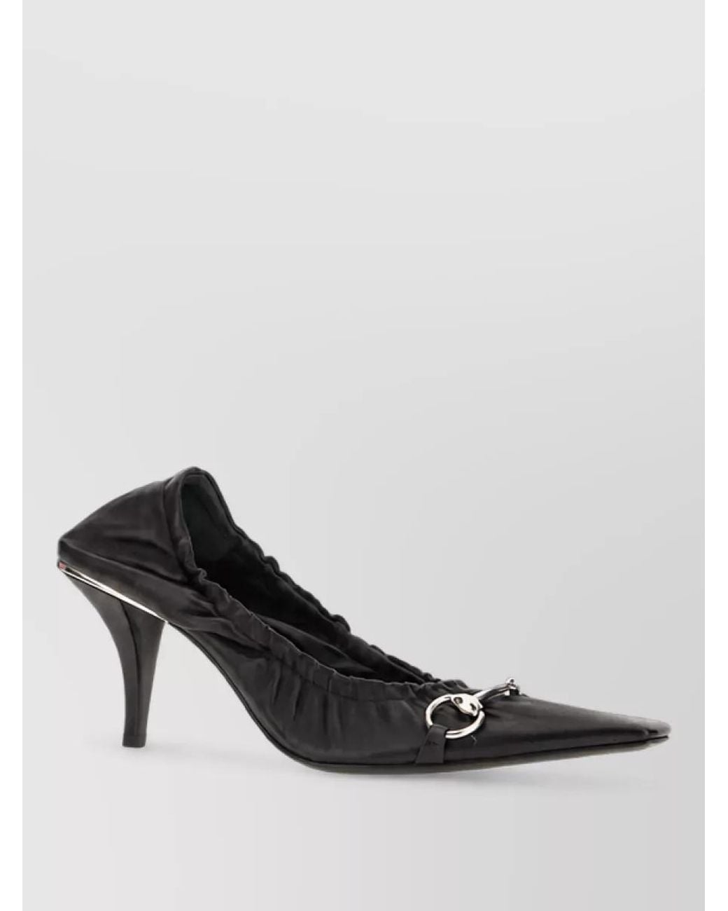 Gucci Black Leather Pumps