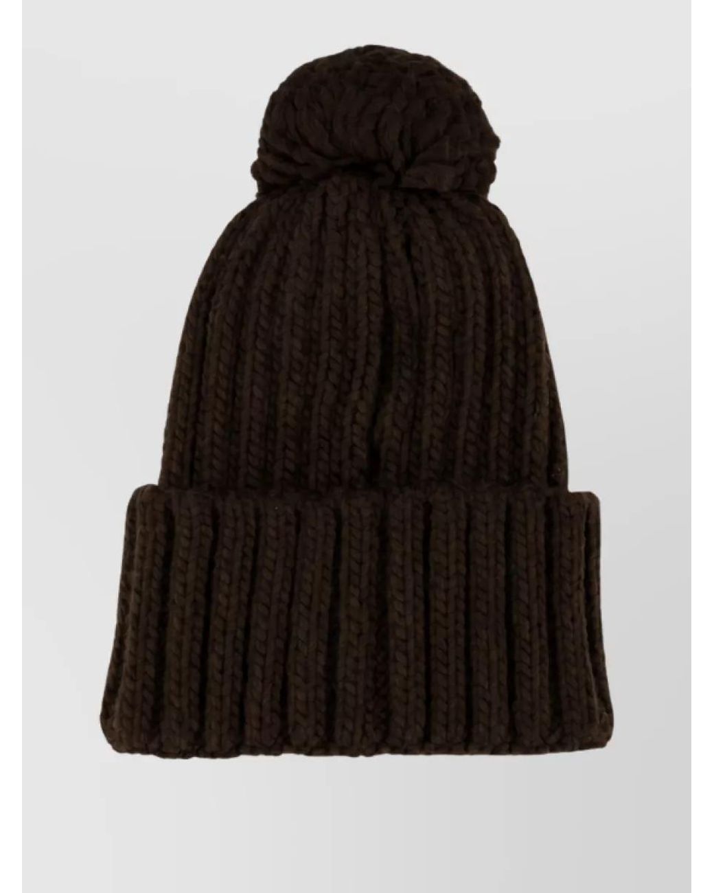 Napapijri Red Ribbed Knit Beanie for men