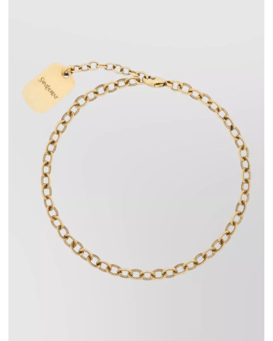 Saint Laurent Natural Chain Bracelet for men