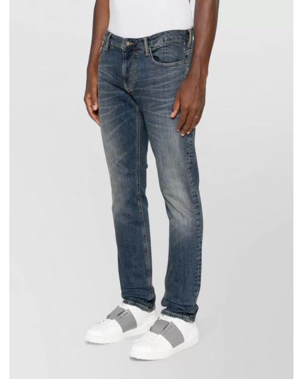 Emporio Armani Blue Slim-Fit Jeans for men