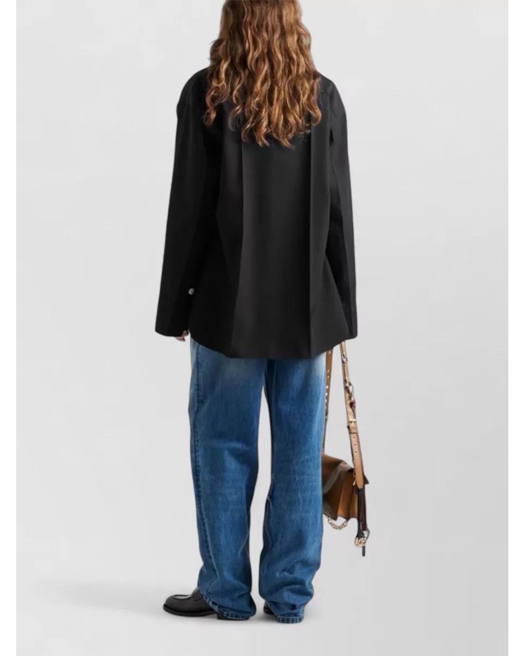 Prada Black Long-Sleeve Fitted Jacket