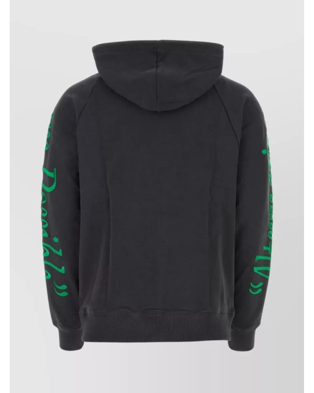 Etudes Studio Black Cotton Logo-Embroidered Hoodie for men