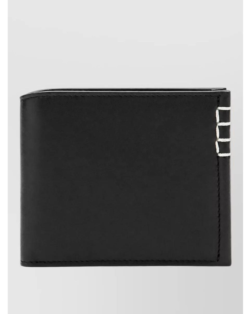J.W. Anderson Black Leather Wallet for men