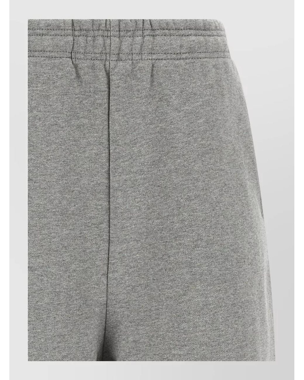 Entire studios Gray Cotton Wide-Leg Low-Rise Sweatpants