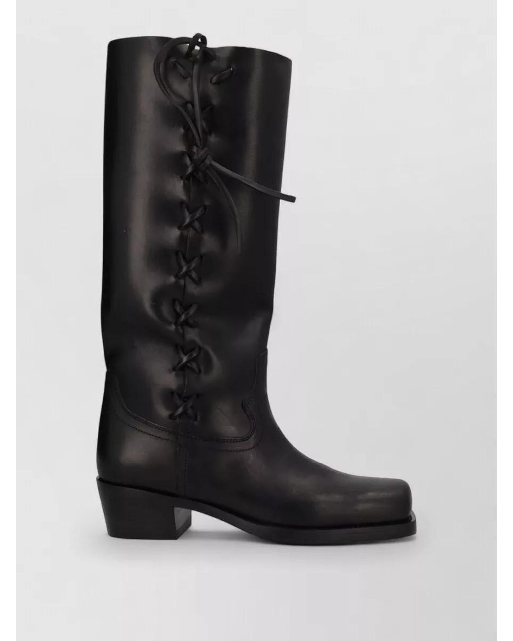 Paris Texas Black Leather Roxanne Boots