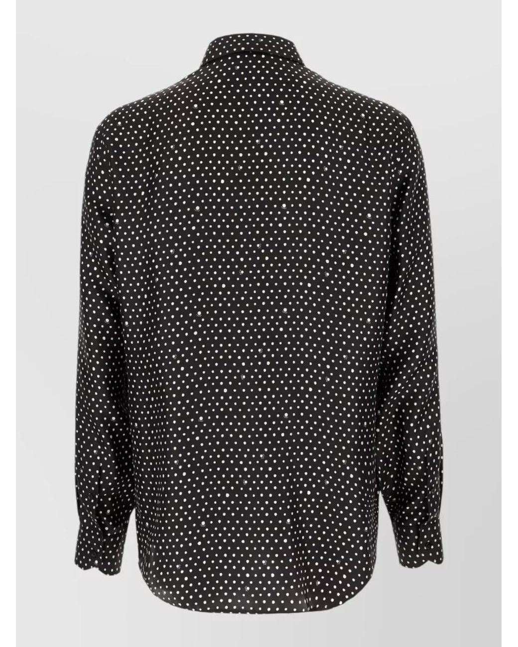Fendi Black Silk Printed Shirt for men