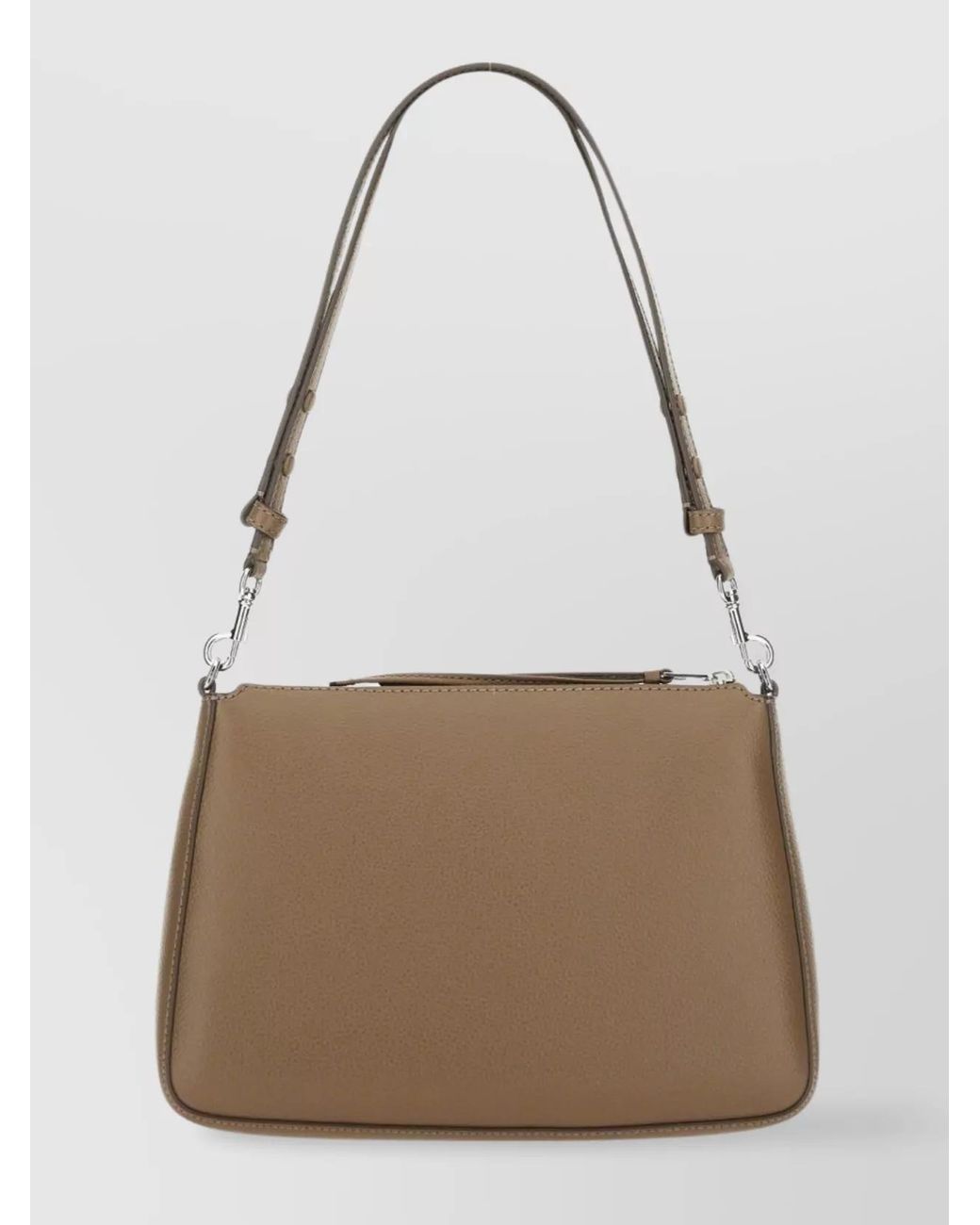 Tory Burch Natural Perry Leather Shoulder Bag
