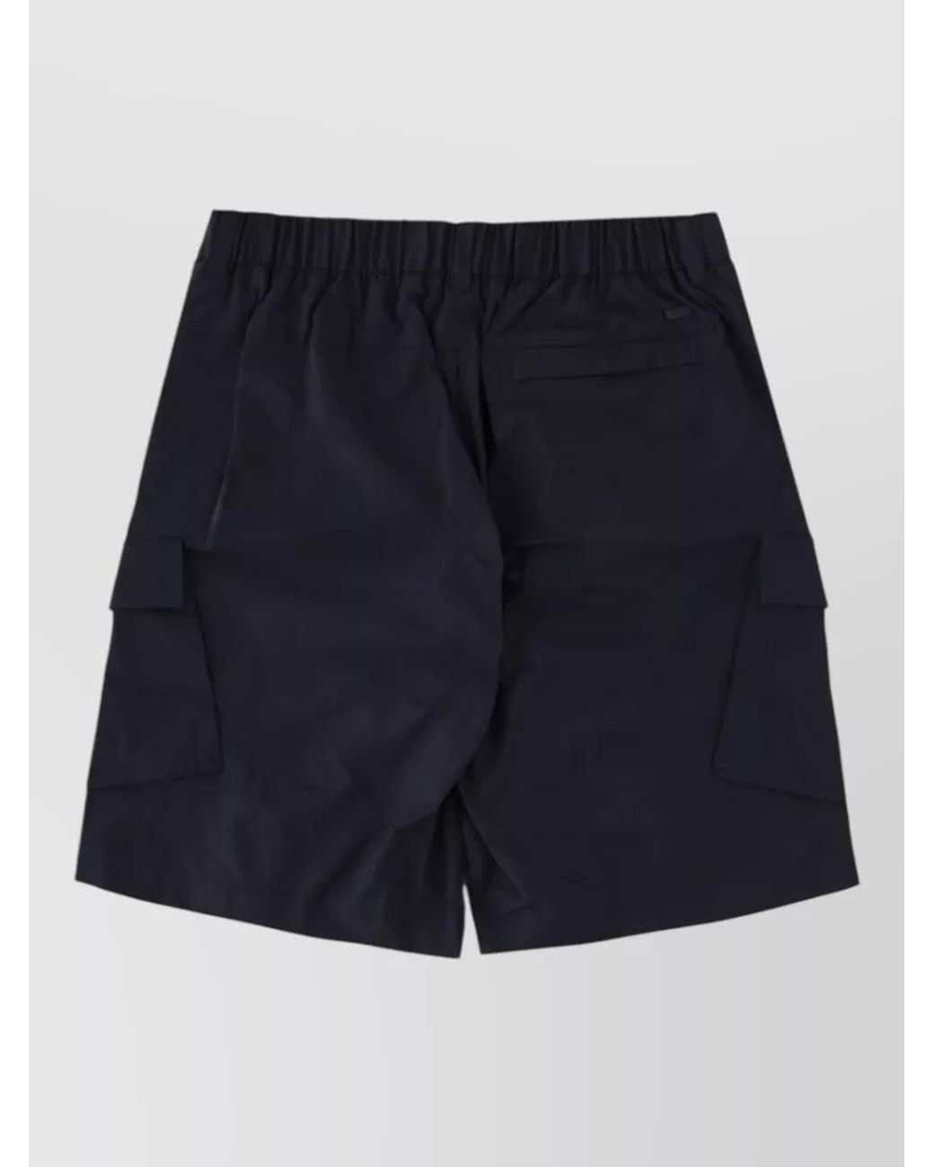 Herno Blue Regular-Fit Cargo Shorts for men