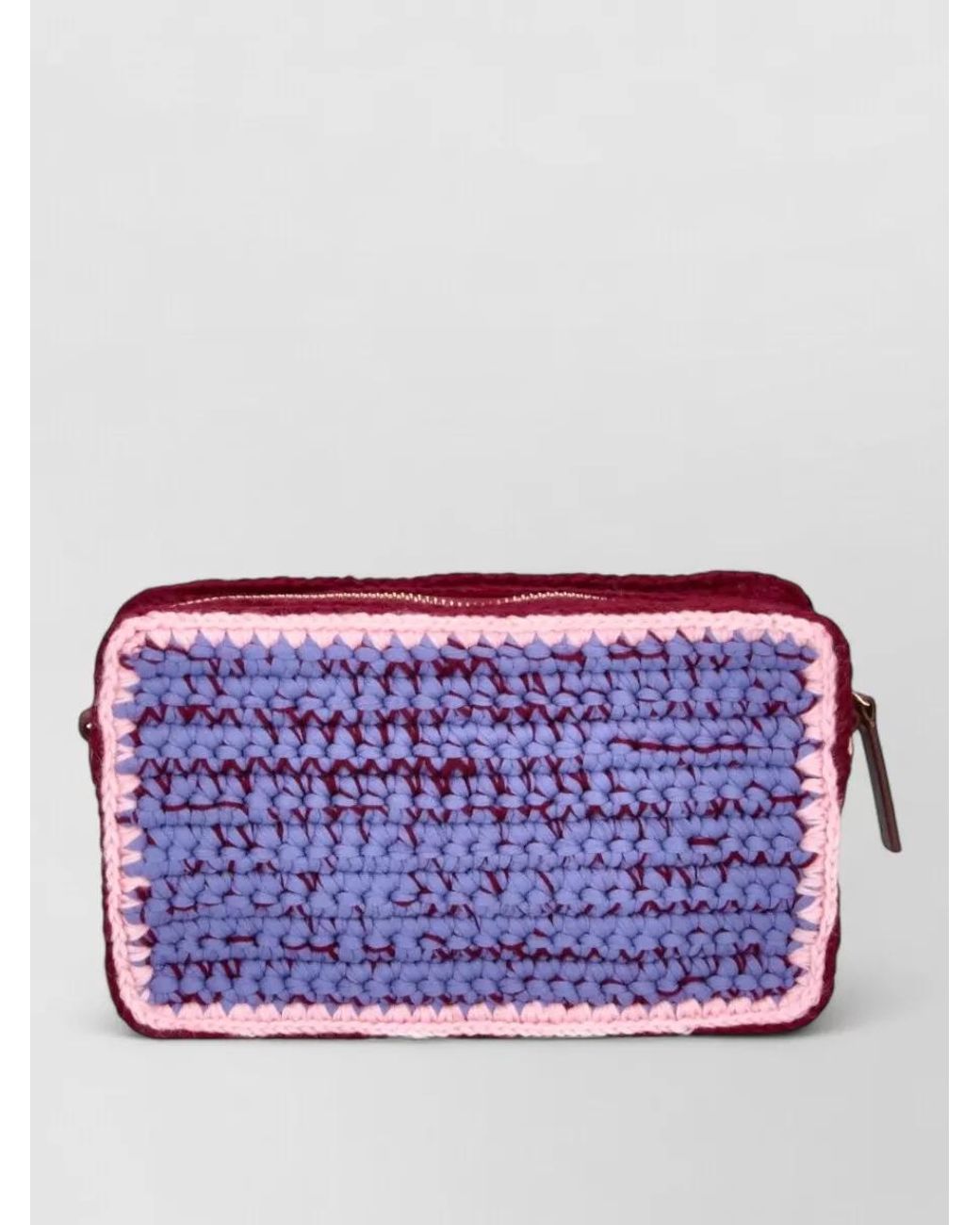 Marni Purple Wool Cross-Body Bag