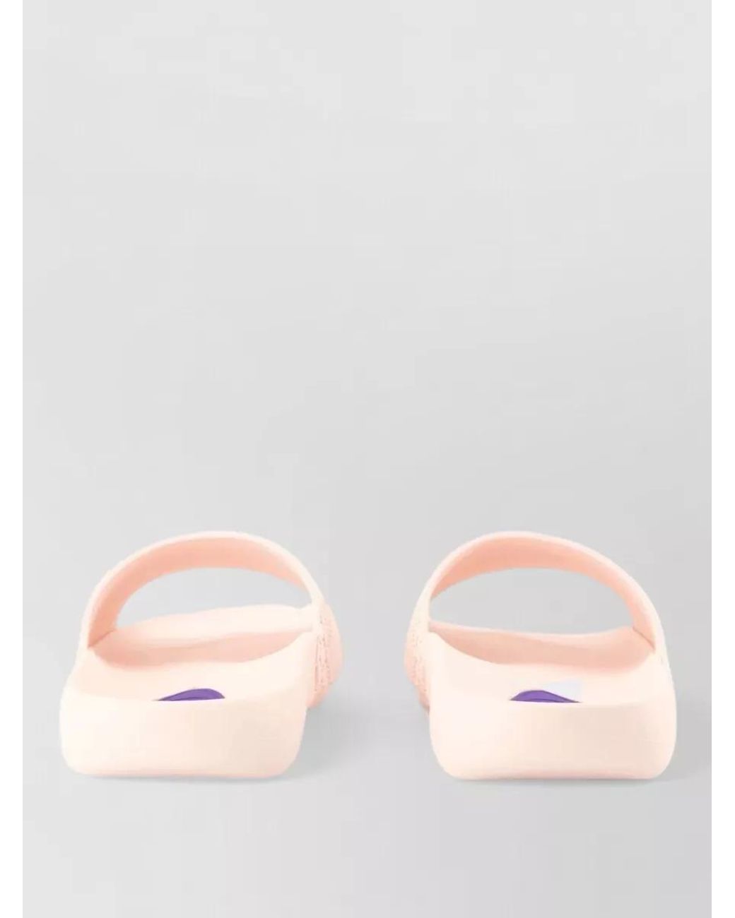 Burberry Pink Glossy Slide Sandals