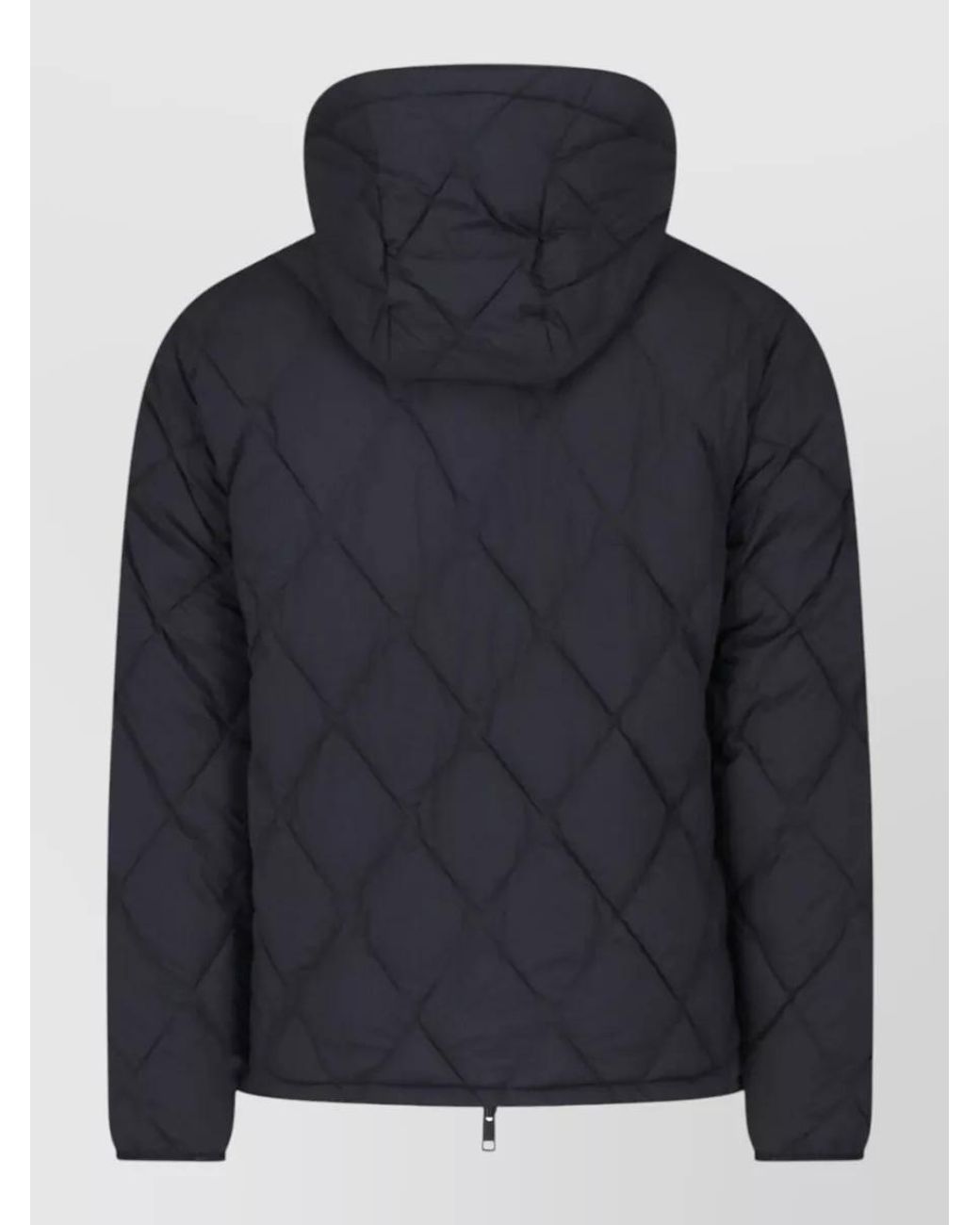 Burberry Blue Quilted Hooded Down Puffer Jacket for men