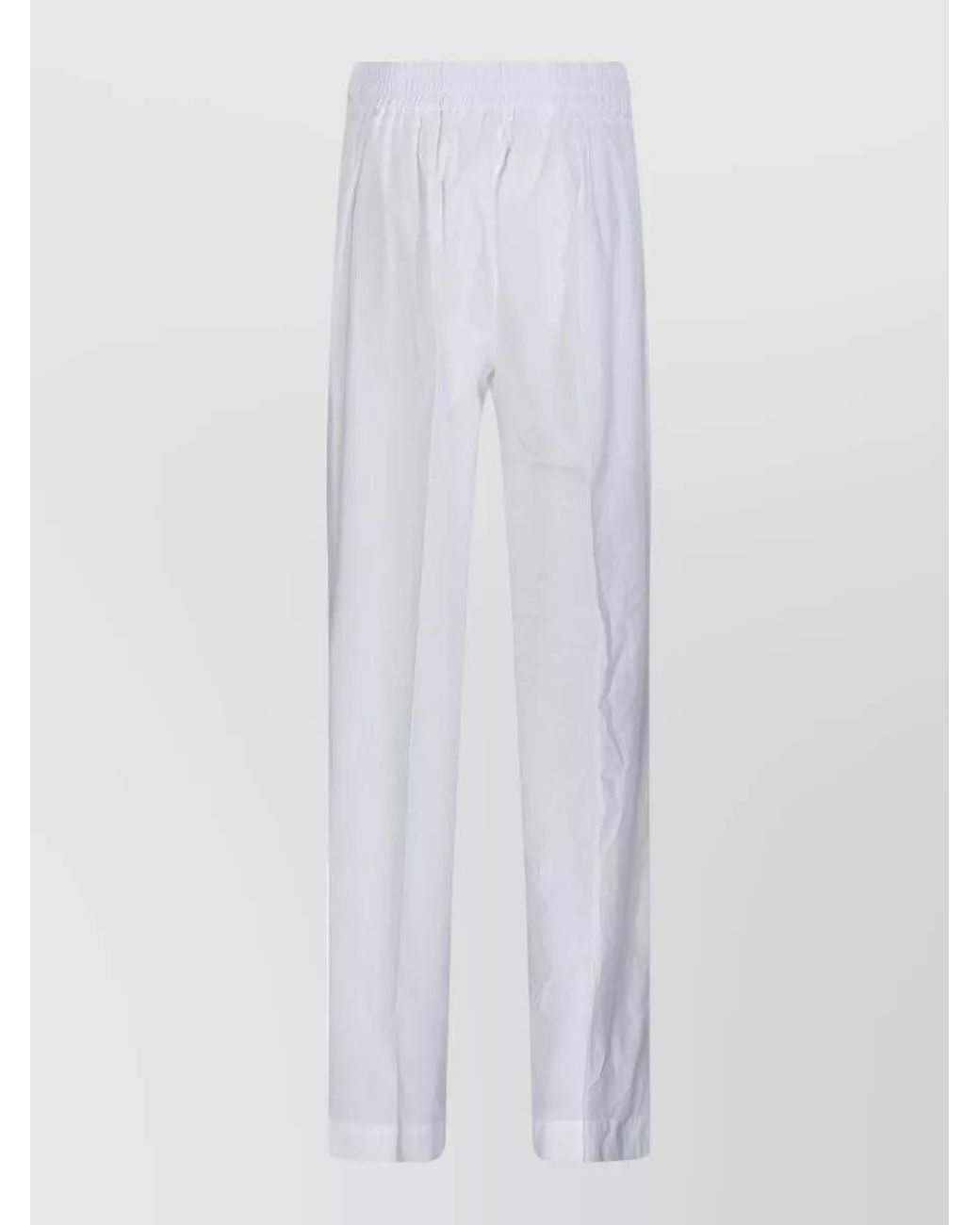P.A.R.O.S.H. White Cotton Lounge Trousers