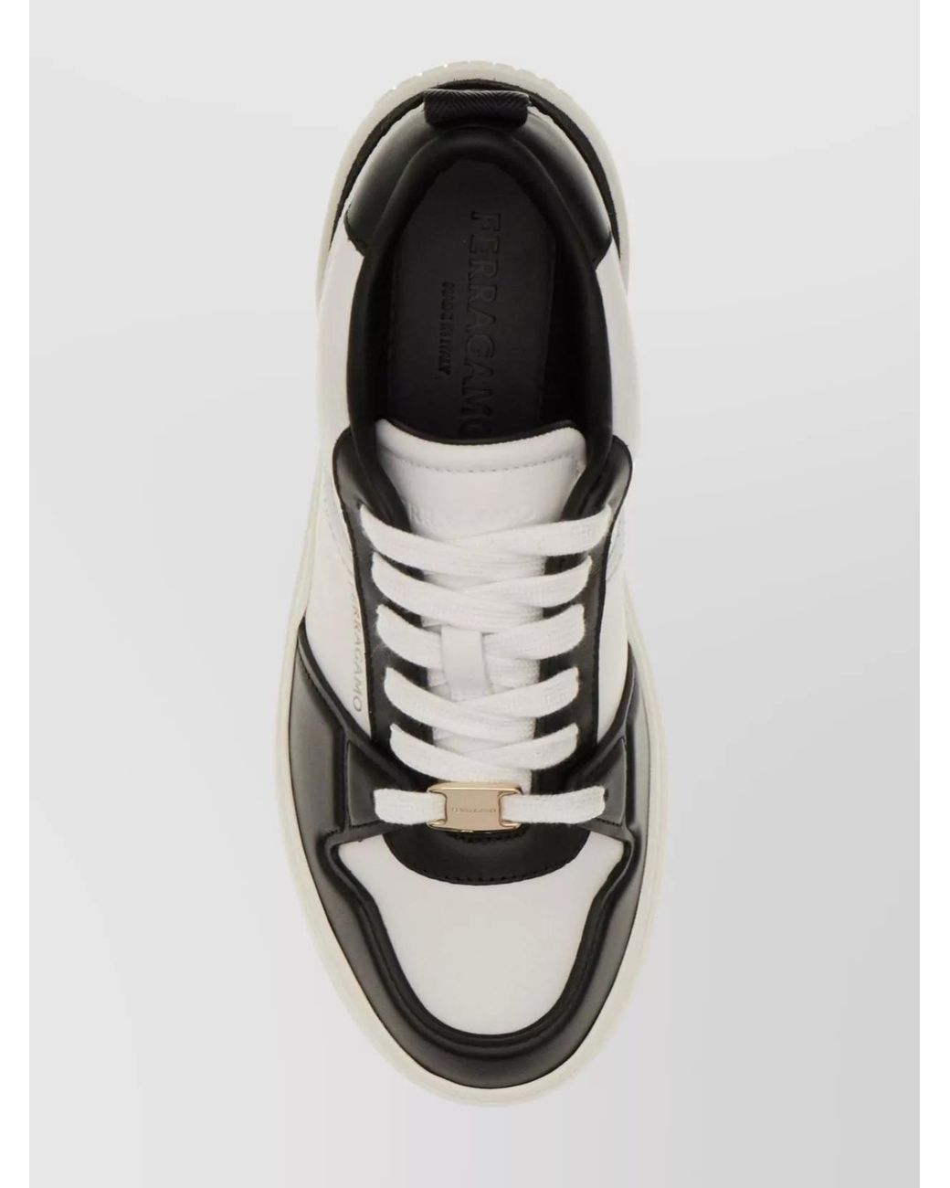Ferragamo Multicolor Leather Low-Top Sneakers