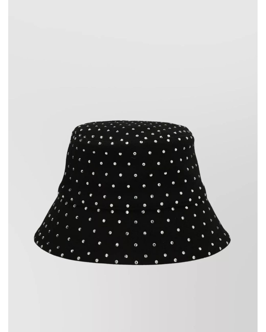 Ruslan Baginskiy Black Wool Crystal-Embellished Bucket Hat