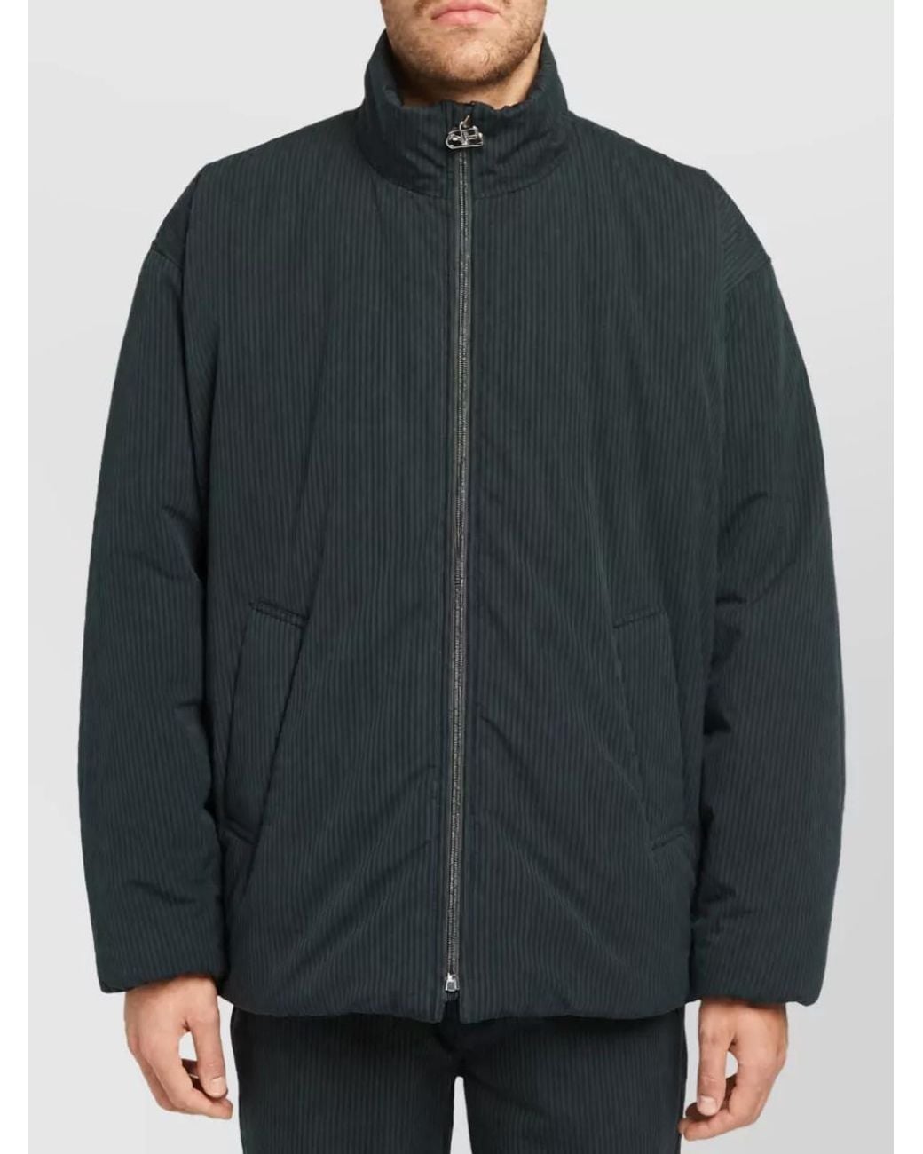 Balenciaga Black Cotton Full-Length Padded Coat for men