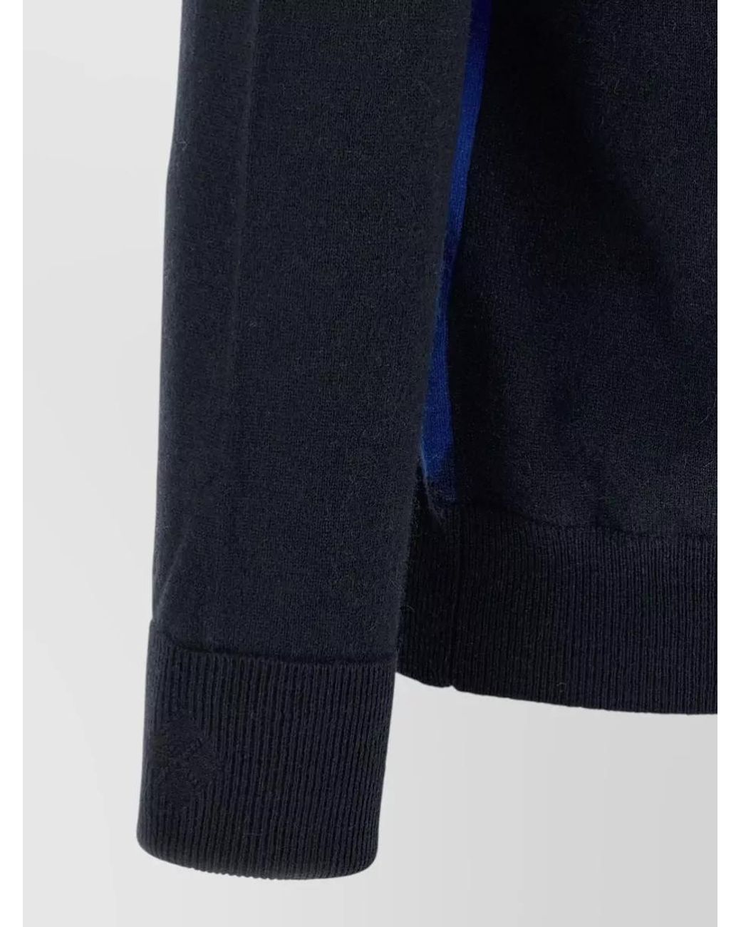 Ballantyne Blue Cashmere Diamond Intarsia Crewneck Sweater for men